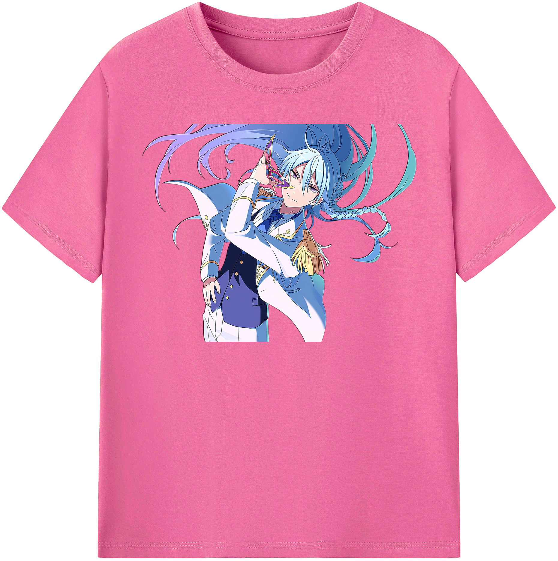 （画像用） あんさんぶるスターズ! Ensemble Stars レディースカジュアルプリントTシャツ（綿100％）
